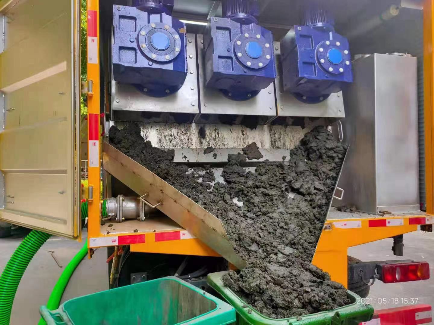 胡市镇化粪池清掏城市维护站-泥浆净化干湿分离处理