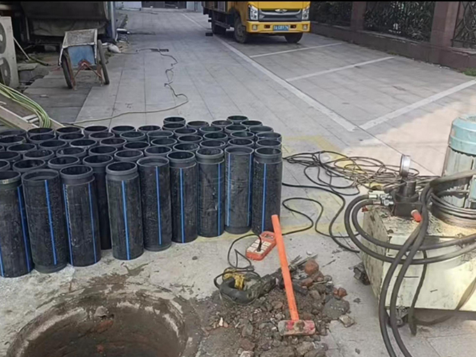 胡市镇PE置换管厂家 DN315置换管 非开挖管短管置换